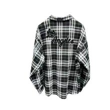 Load image into Gallery viewer, Embroidered LA Plaid Top