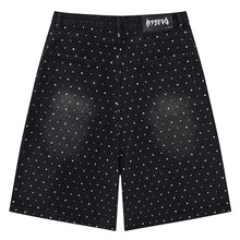 Load image into Gallery viewer, Pearl Speckled Denim Shorts