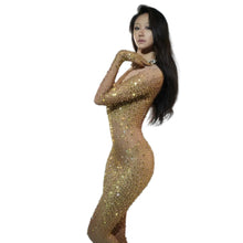Load image into Gallery viewer, Crystal Speckled Jumpsuit-Modern Baby Las Vegas