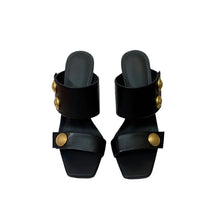 Load image into Gallery viewer, Gold Button Double Strap Shoes-Modern Baby Las Vegas
