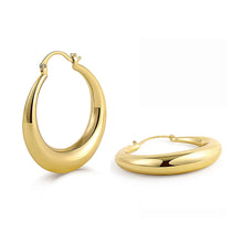 Load image into Gallery viewer, Small Vintage Chunky Hoop Earrings-Modern Baby Las Vegas