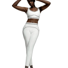 Load image into Gallery viewer, Color-blocking Striped Yoga Set