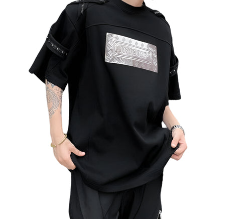 Silver Plate Beaded Should Strap Top-Modern Baby Las Vegas