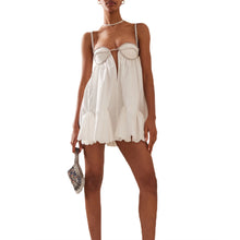 Load image into Gallery viewer, Crystal Strap Bralette Mini Dress-Modern Baby Las Vegas