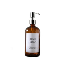 Load image into Gallery viewer, Amber Glass Soap Dispenser