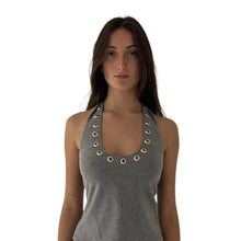 Load image into Gallery viewer, Metal Hole Halter Top-Modern Baby Las Vegas