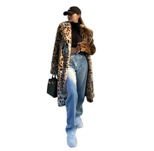 Load image into Gallery viewer, Leopard Fur Coat