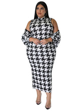 Load image into Gallery viewer, Houndstooth Dress Set-Modern Baby Las Vegas