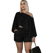 Load image into Gallery viewer, Off Shoulder Top and Short Set