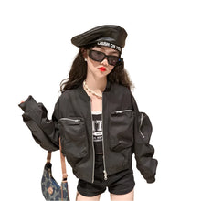 Load image into Gallery viewer, Zipper Multi-Pocket Jacket-Modern Baby Las Vegas