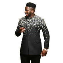 Load image into Gallery viewer, Crystal Shoulder Beaded Suit