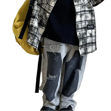 Load image into Gallery viewer, Vintage Patchwork Denim Jeans