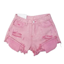 Load image into Gallery viewer, Ripped Pop Out Denim Shorts