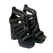 Load image into Gallery viewer, Leather Puffer Gladiator Sandals-Modern Baby Las Vegas