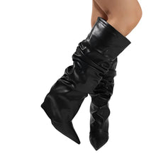 Load image into Gallery viewer, Pointed -Toe Layered Boots-Modern Baby Las Vegas
