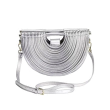 Load image into Gallery viewer, Luxury Gold Moon Handwoven Handbag