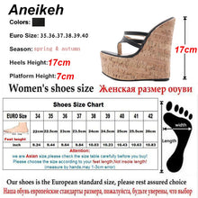 Load image into Gallery viewer, Multi-Cross Strap Wedge Sandals-Modern Baby Las Vegas