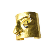 Load image into Gallery viewer, Vintage Plated Eye Cuff Bracelet-Modern Baby Las Vegas