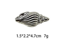 Load image into Gallery viewer, Golden Starfish Shell Hair Clip