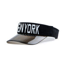 Load image into Gallery viewer, New York Transparent Visor Hat