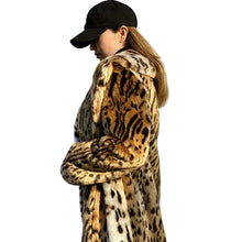 Load image into Gallery viewer, Leopard Fur Coat