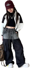 Load image into Gallery viewer, Patch Denim Cargo Pants-Modern Baby Las Vegas