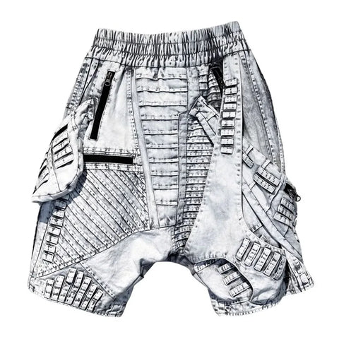 Ash Asymmetric Shorts-Modern Baby Las Vegas