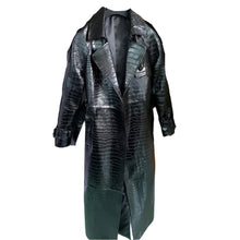 Load image into Gallery viewer, Croc Leather Coat-Modern Baby Las Vegas