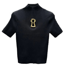 Load image into Gallery viewer, Gold Metal Keyhole Top