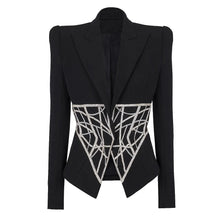 Load image into Gallery viewer, Crystal Corset Blazer Jacket-Modern Baby Las Vegas
