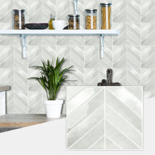 Load image into Gallery viewer, Peel & Stick Herringbone Pattern Tiles
