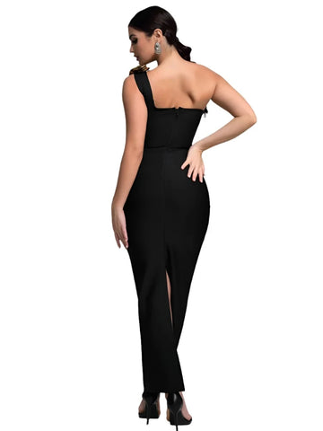3D Gold Flower Dress-Modern Baby Las Vegas