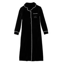 Load image into Gallery viewer, Black Velour Family Matching Pajamas