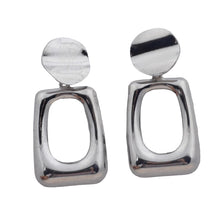 Load image into Gallery viewer, Rectangular Hollow Out Earrings