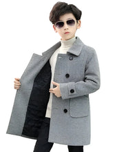 Load image into Gallery viewer, Button Wool Coat-Modern Baby Las Vegas