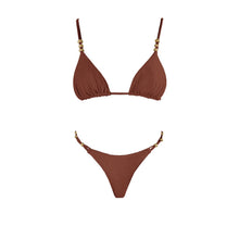 Load image into Gallery viewer, Gold Accent Swimwear Collection