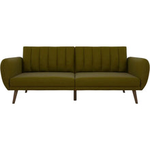 Load image into Gallery viewer, Green Ribbed Sleeper Sofa-Modern Baby Las Vegas