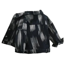 Load image into Gallery viewer, Brush Print Denim Jacket-Modern Baby Las Vegas