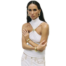 Load image into Gallery viewer, Gold Ring Sleeveless Top