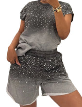 Load image into Gallery viewer, Gradient Crystal Speckled Short Set