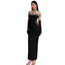 Load image into Gallery viewer, Luxury Green Floral Diamond Dress-Modern Baby Las Vegas