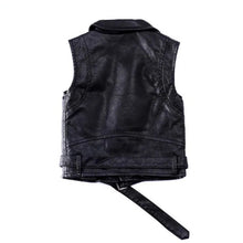 Load image into Gallery viewer, Leather Biker Vest-Modern Baby Las Vegas