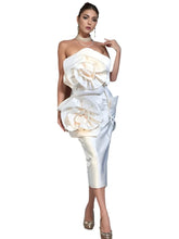 Load image into Gallery viewer, Double 3D Flower Dress-Modern Baby Las Vegas