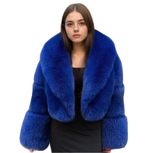 Load image into Gallery viewer, Cropped Fur Coat