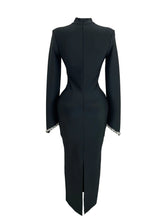 Load image into Gallery viewer, Swirl Crystal Bodycon Dress