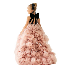 Load image into Gallery viewer, Rose Bottom Flower Girl Dress