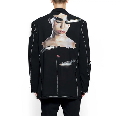 Abstract Art Lined Blazer-Modern Baby Las Vegas
