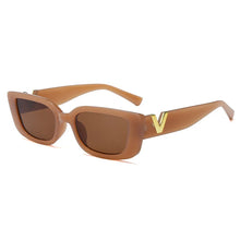 Load image into Gallery viewer, Letter V Rectangle Sunglasses