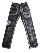 Load image into Gallery viewer, Hand-Brushed Distressed Denim Jeans-Modern Baby Las Vegas