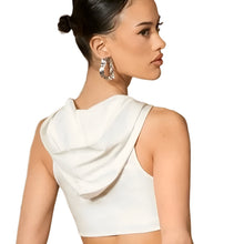 Load image into Gallery viewer, Hooded Ring Crop Top-Modern Baby Las Vegas